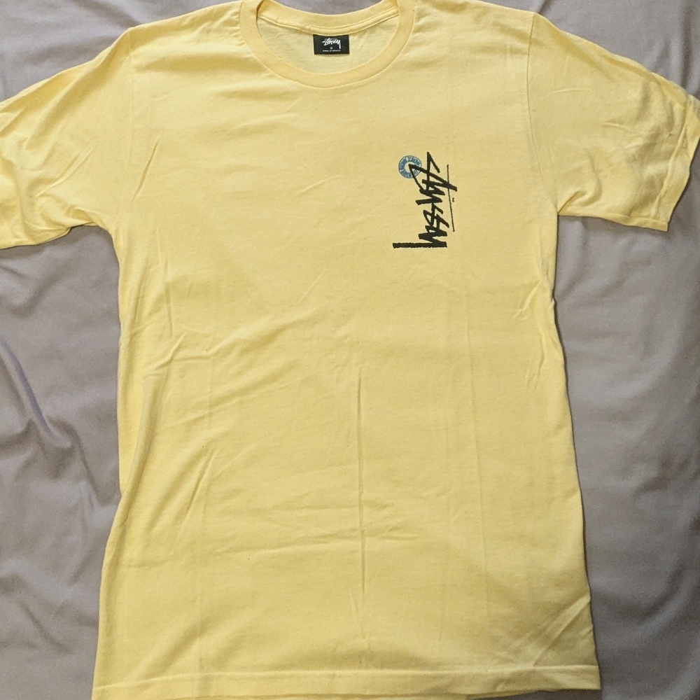 Stussy Yellow Short Sleeve Tee